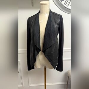 Edyson Maisha Ponte and Faux Leather Jacket XS